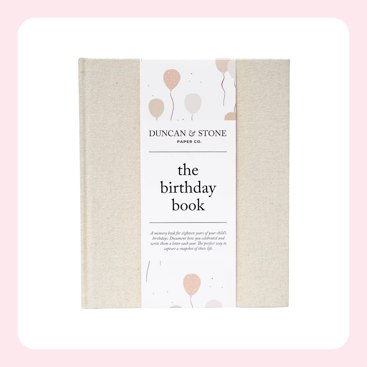 DUNCAN & Stone |Birthday Memory Book