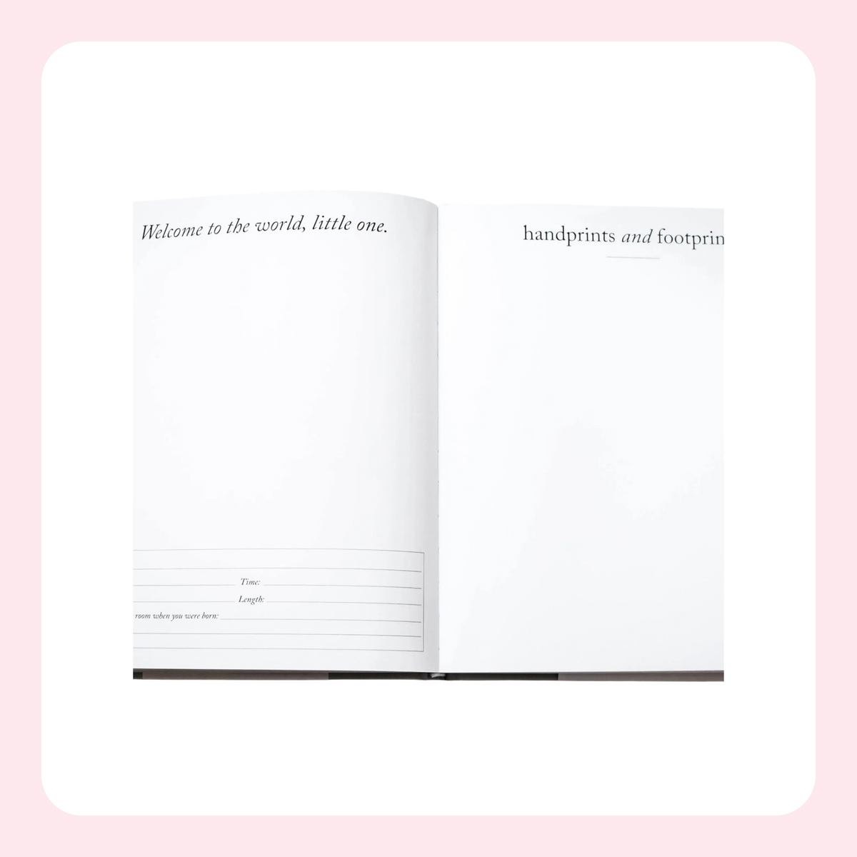 DUNCAN AND STONE | Baby's First Year Memory Book