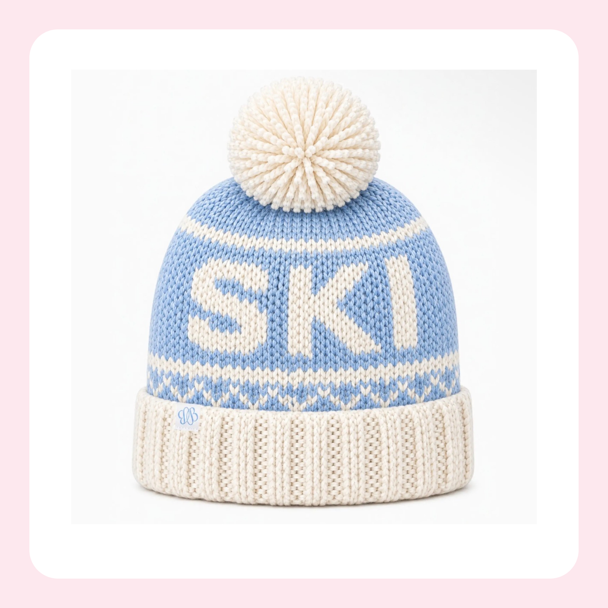 BITS N BOWS | SKI Bobble Hat (Adult)