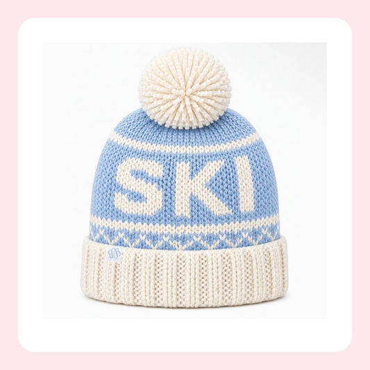 BITS N BOWS | SKI Bobble Hat