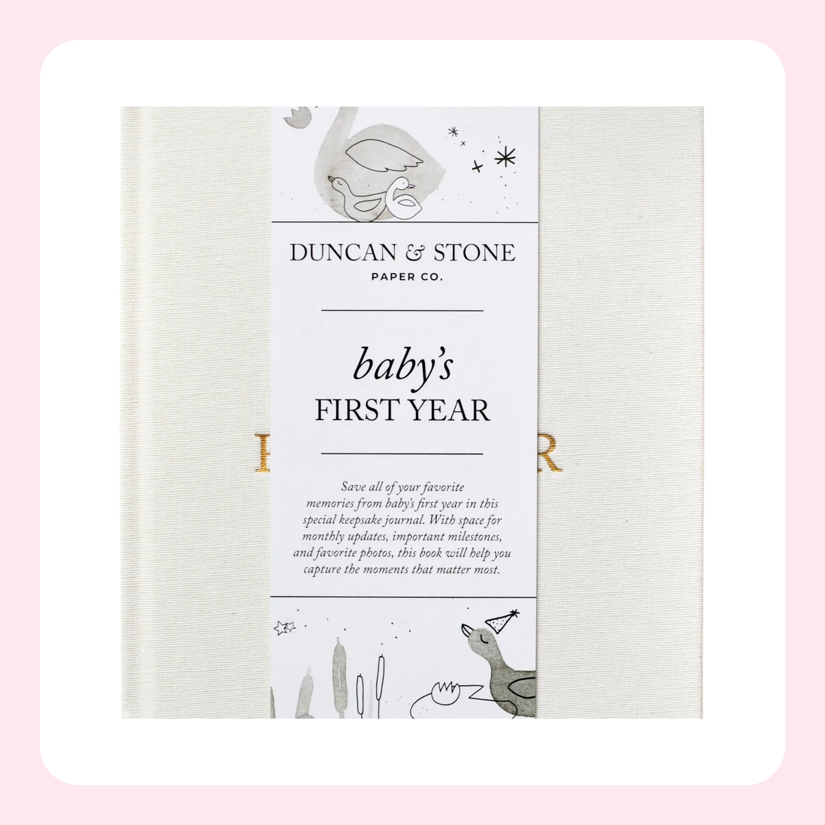 DUNCAN AND STONE | Baby's First Year Memory Book